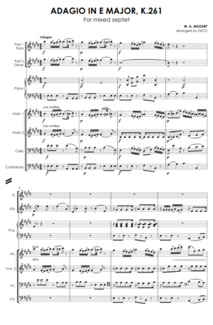 Adagio in E Major, K.261
