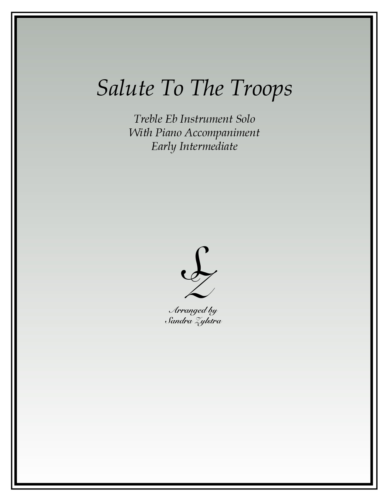 Salute To The Troops Eb instrument solo parts cover page 00011