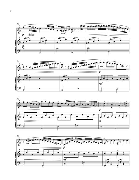 Sonatina Clementi Op. 36 No. 3 treble C instrument solo part cover page 00031