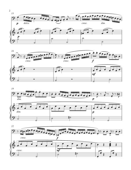 Sonatina Op. 36. No. 3 Clementi bass C instrument solo part cover page 00031