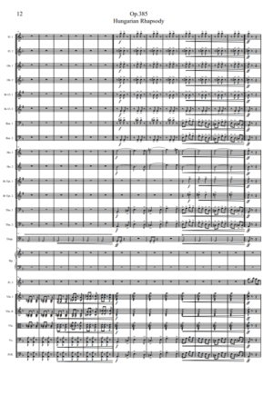 Op.385 Rhapsodie Hongroise Flute & Piano by Wilhelm Popp “Orchestrated by Anıl Altınsoy”