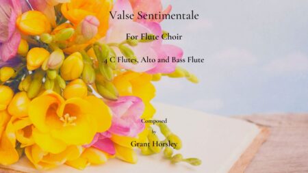 Valse Sentimentale flute choir