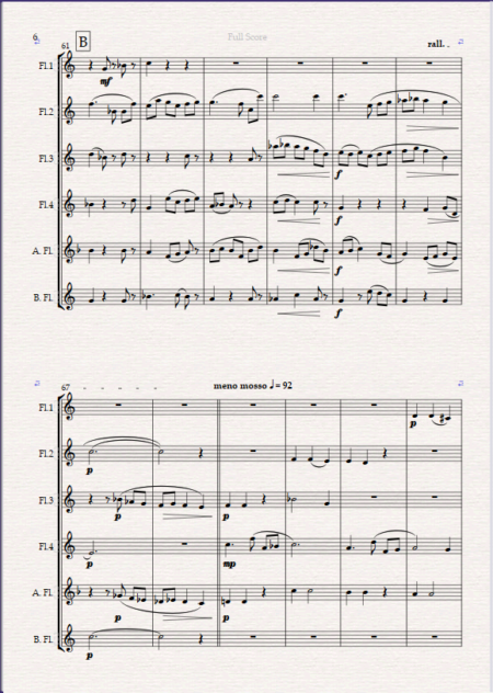 valse sentimentale flute choir 2