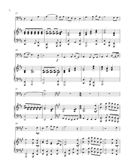 Thankful Songs Of Praise bass C instrument solo part cover page 00031