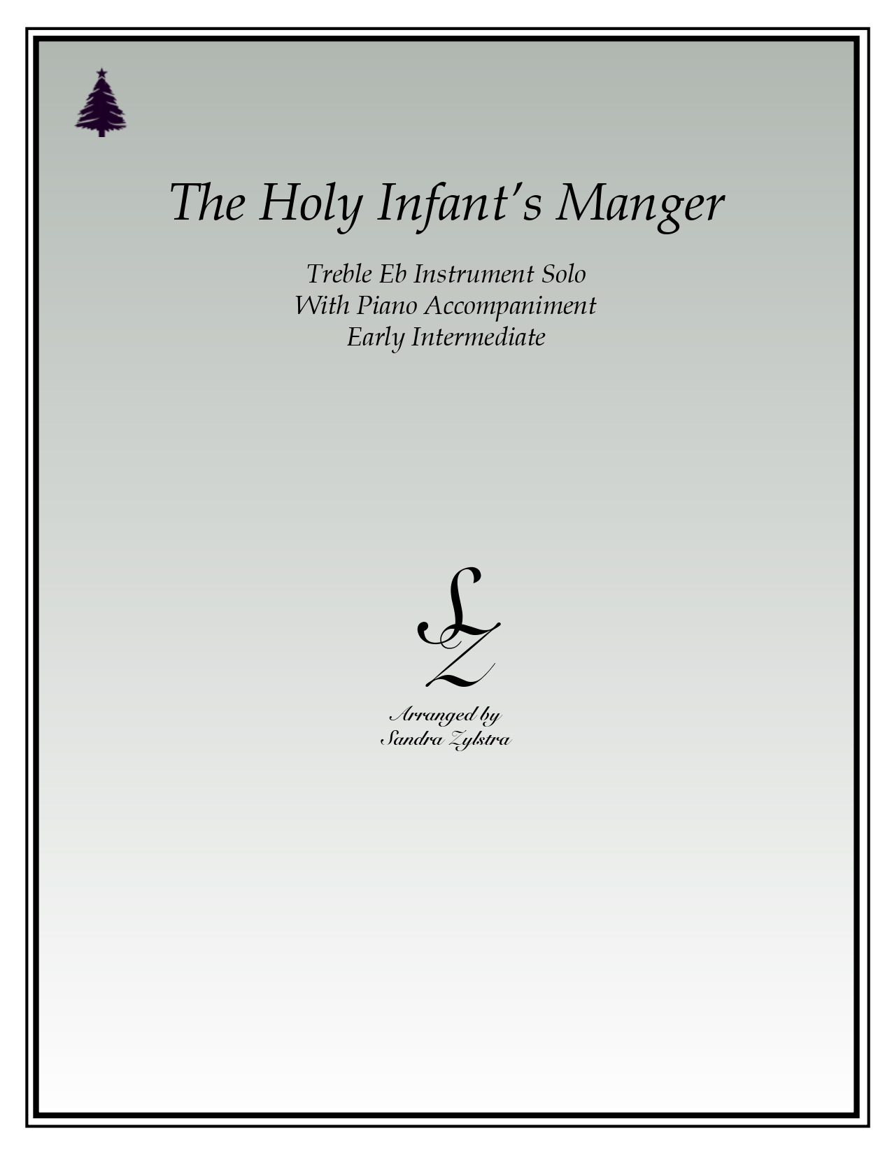 The Holy Infants Manger Eb instrument solo part cover page 00011
