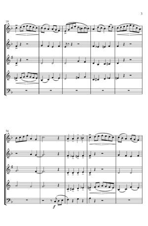 Gavotte dans le style ancient (for Wind Quintet)
