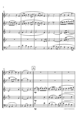 Wedding March, Op. 77, No. 2 – Wind Quintet