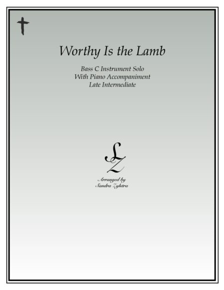 Worthy Is The Lamb bass C instrument solo part cover page 00011