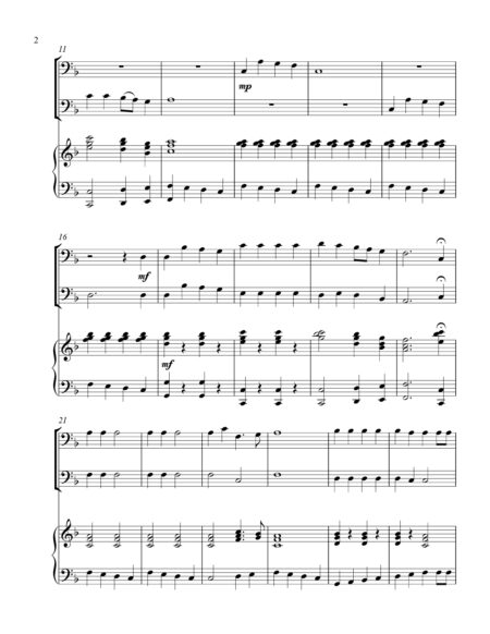 A Fun Christmas Medley bass C instrument duet parts cover page 00031