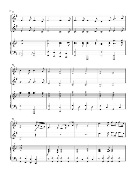 Battle Hymn Of The Republic Bb instrument duet parts cover page 00031