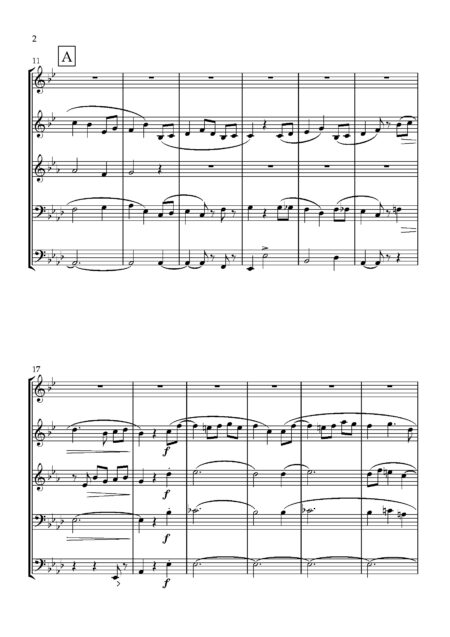 Brass Quintet Capocci F Allegretto Score and parts Page 03