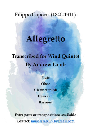 Allegretto (by Filippo Capocci, arr. for Wind Quintet)