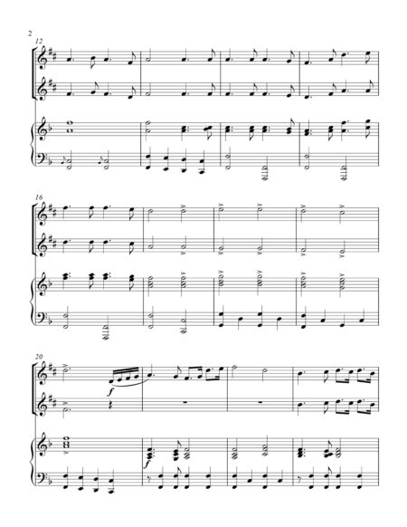 Battle Hymn Of The Republic Eb instrument duet parts cover page 00031