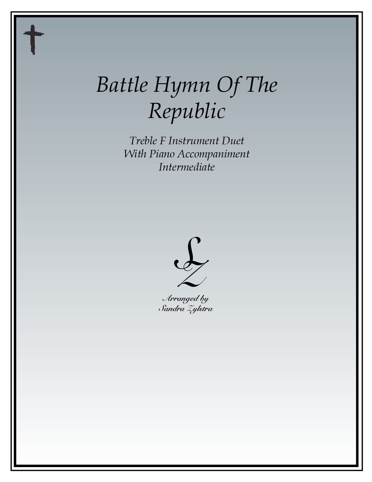 Battle Hymn Of The Republic F instrument duet parts cover page 00011