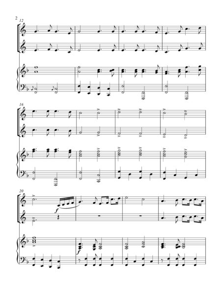 Battle Hymn Of The Republic F instrument duet parts cover page 00031