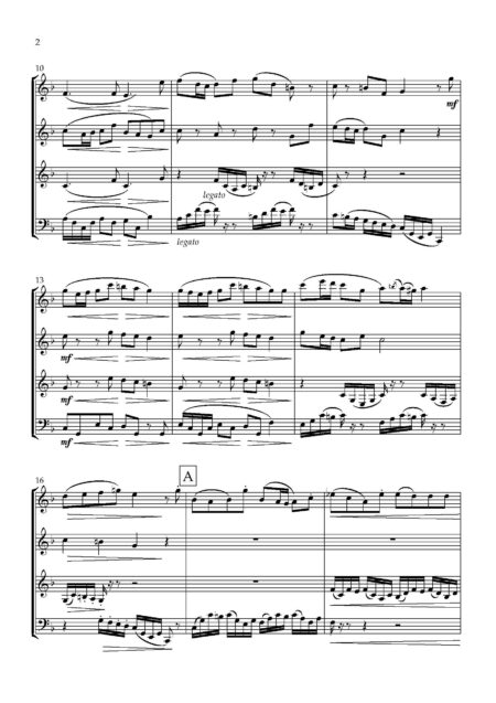 Wind Quartet Bach JS My Heart Ever Faithful Page 03