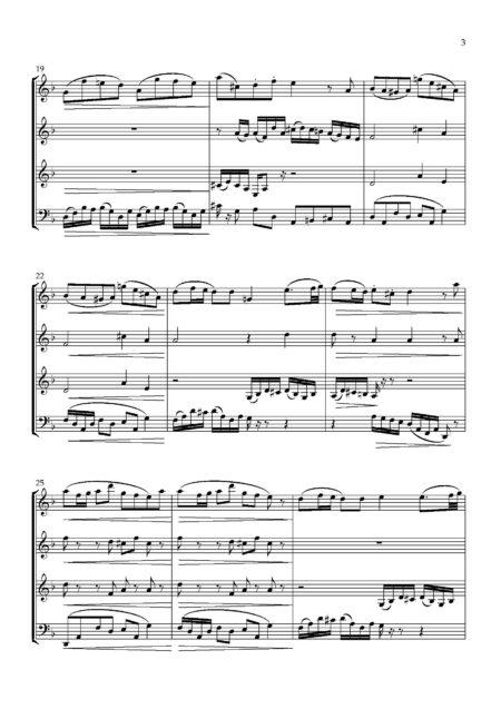 Wind Quartet Bach JS My Heart Ever Faithful Page 04