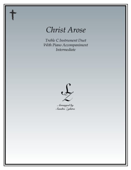 Christ Arose treble C instrument duet parts cover page 00011