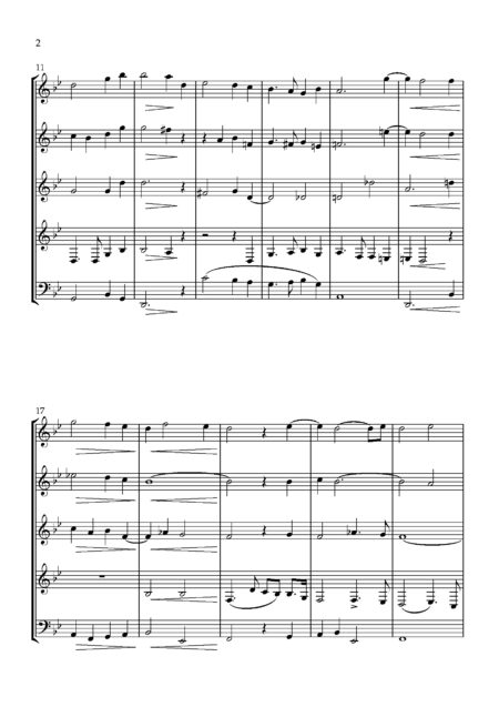 Wind Quintet Buck D Easter Anthem Score and parts Page 03
