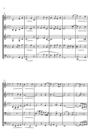 Easter Anthem, Op. 46 (for Brass Quintet)