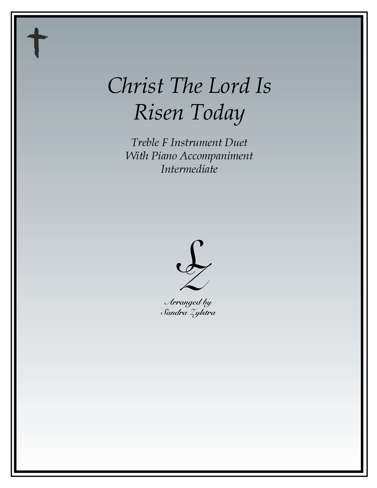 Christ The Lord Is Risen Today F instrument duet parts cover page 00011
