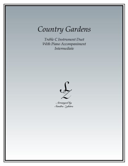 Country Gardens treble C instrument duet parts cover page 00011