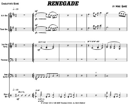 Renegade for Jazz Band Full Score 1 scaled
