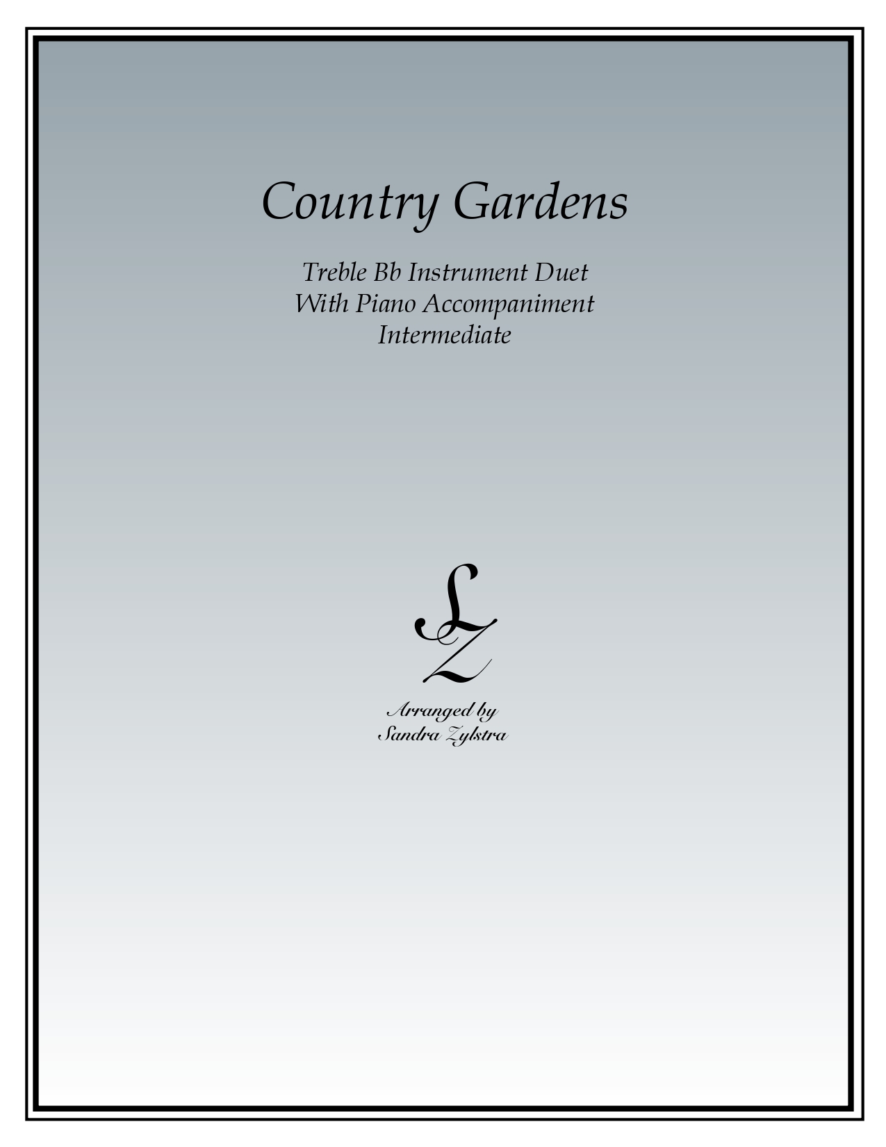 Country Gardens Bb instrument duet parts cover page 00011