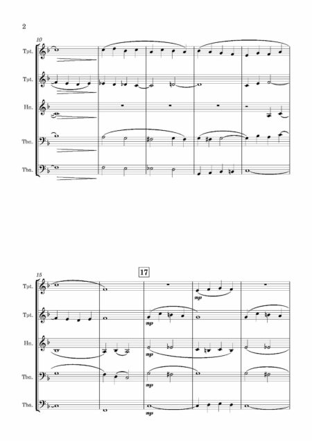 Brass Quintet Smith H The Vesper Bell Page 03