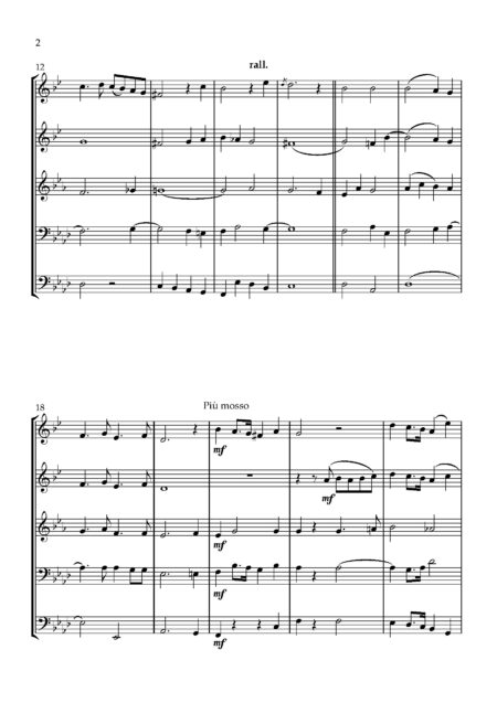 Brass Quintet Buck Christ Our Passover Score and parts Page 03