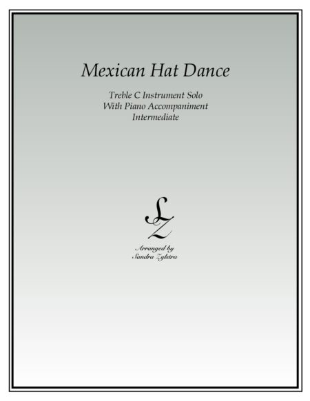 Mexican Hat Dance treble C instrument solo part cover page 00011