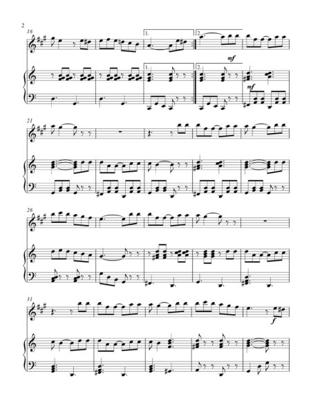 Mexican Hat Dance Eb instrument solo part cover page 00031