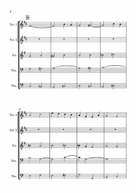 Brass Quintet Loret C Prayer Page 03