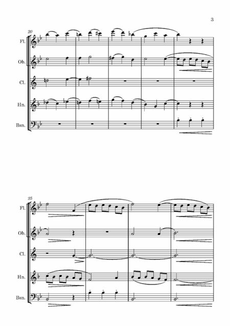 Wind Quintet Bridge A Song of Peace Page 04