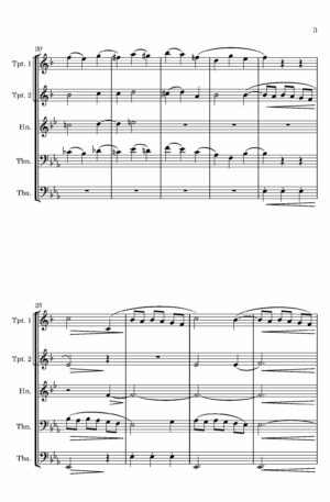 A Song of Peace (for Brass Quintet)