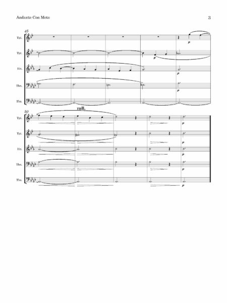 Brass Quintet Gaul A R Andante Con Moto Page 4