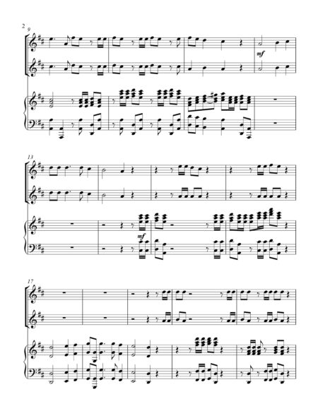 Hallelujah Chorus treble C instrument duet parts cover page 00031