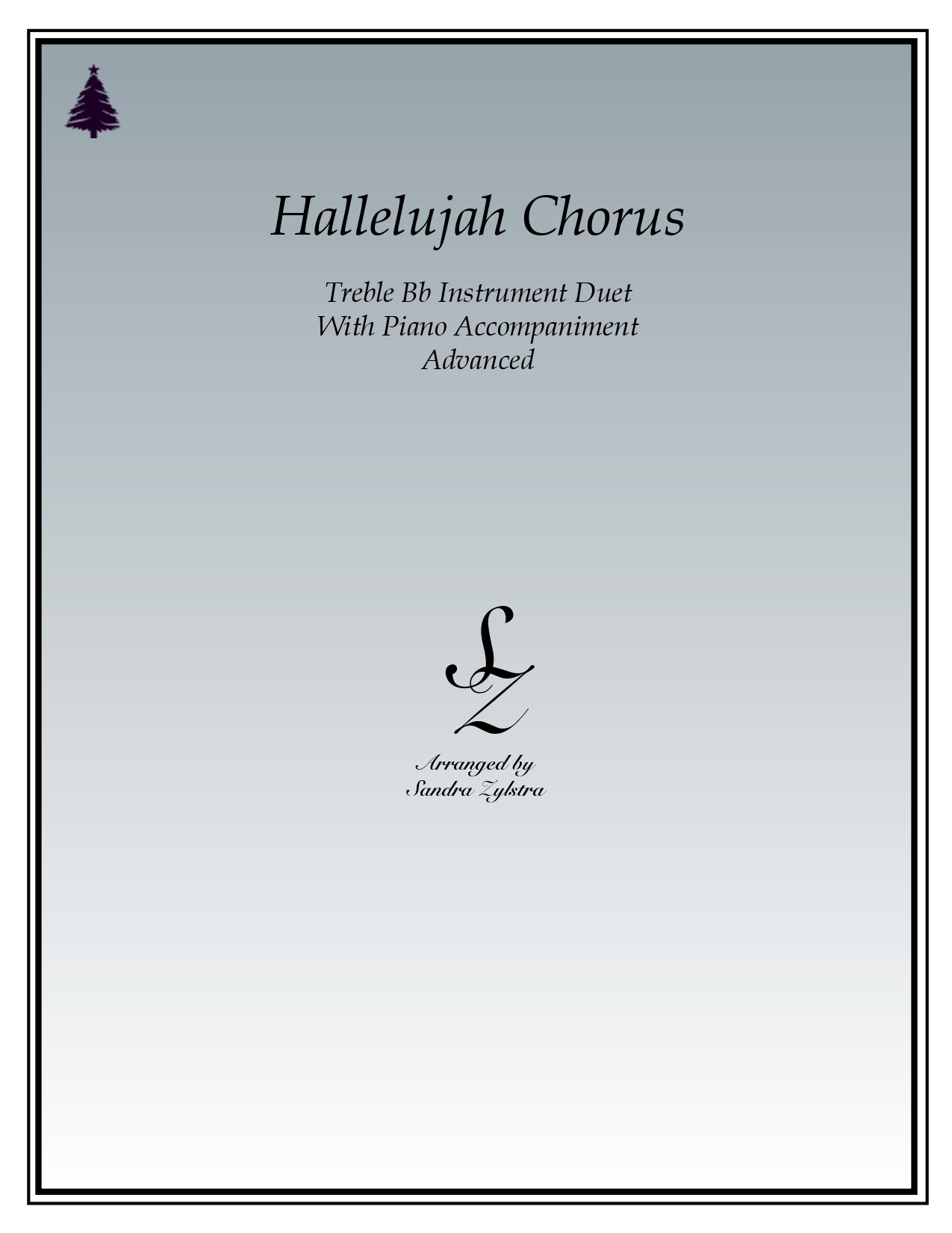 Hallelujah Chorus Bb instrument duet parts cover page 00011