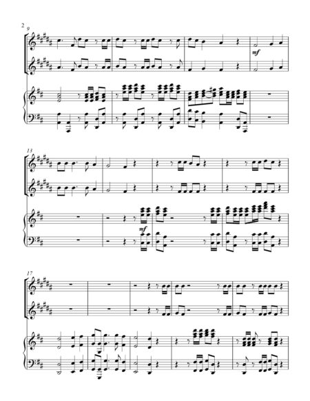 Hallelujah Chorus Eb instrument duet parts cover page 00031