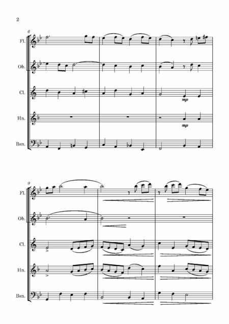Wind Quintet Wesley S Andante Page 03