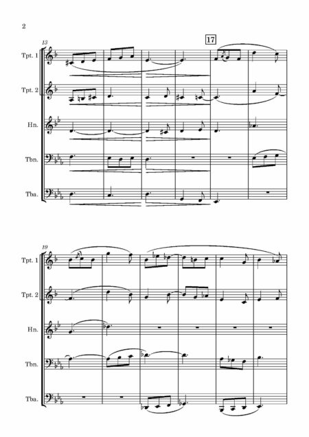 Brass Quintet Page Arthur Adagio Vesperale Page 03
