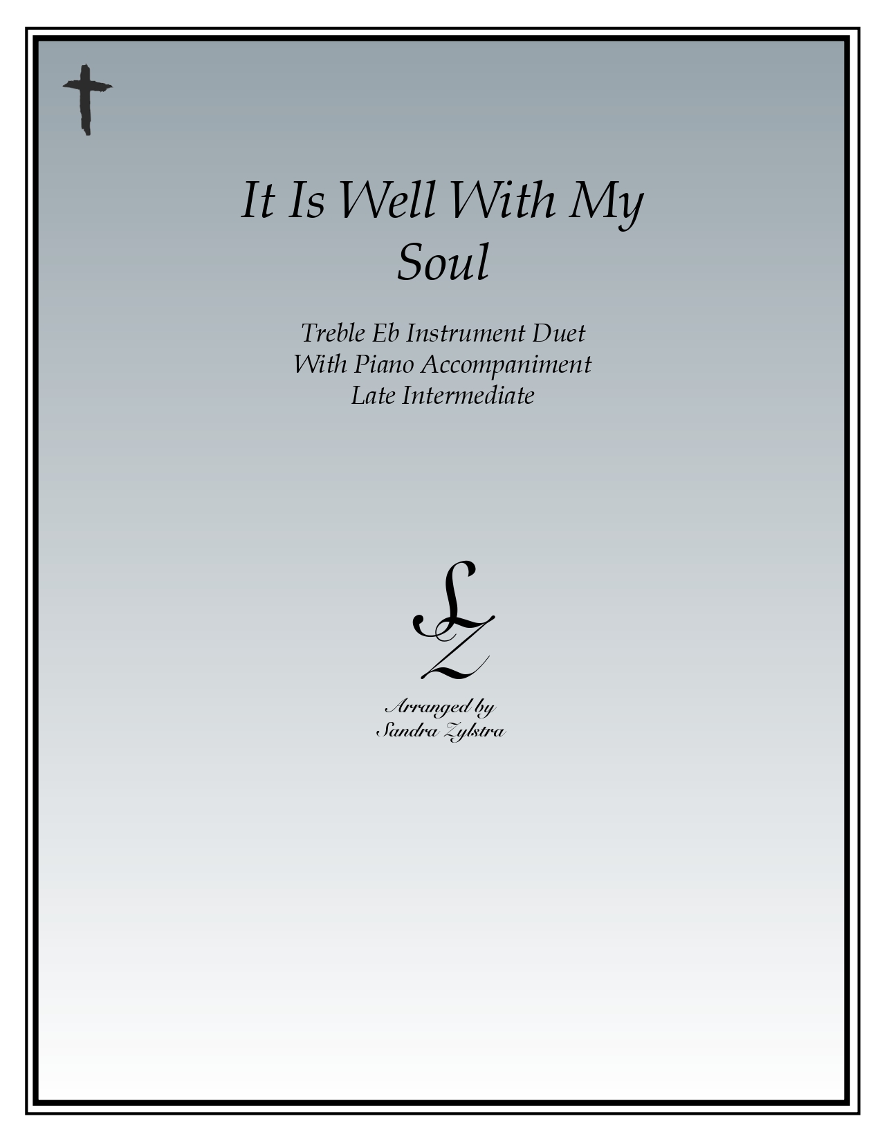 It Is Well With My Soul Eb instrument duet parts cover page 00011