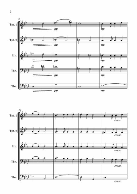 Brass Quintet Greig Ave Maris Stella Page 03