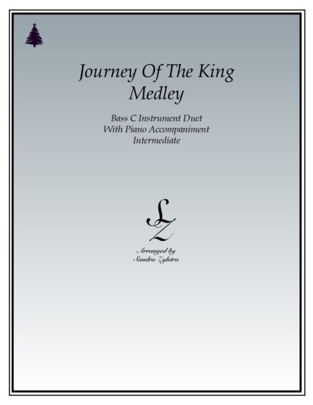 Journey Of The King Medley bass C instrument duet parts cover page 00011
