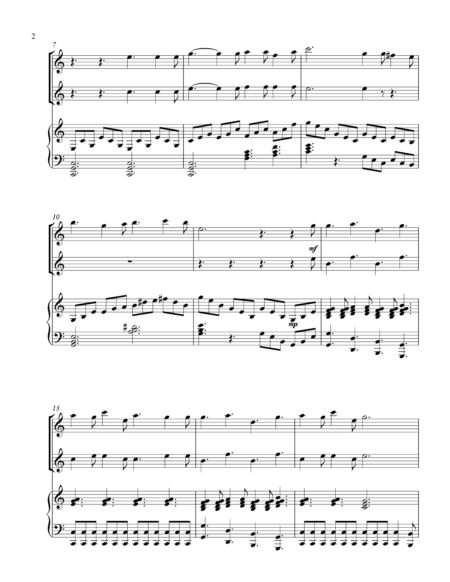 O Holy NIght treble C instrument duet parts cover page 00031