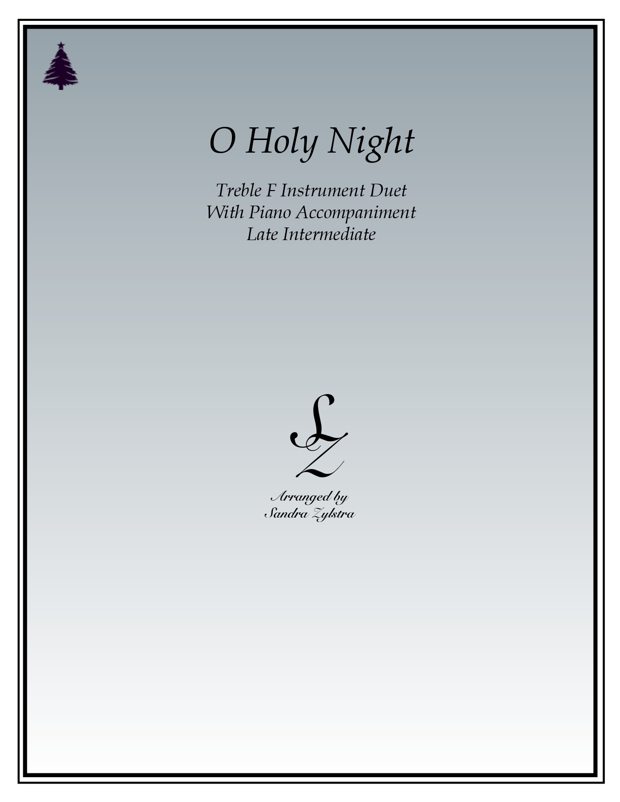 O Holy Night F instrument duet part cover page 00011