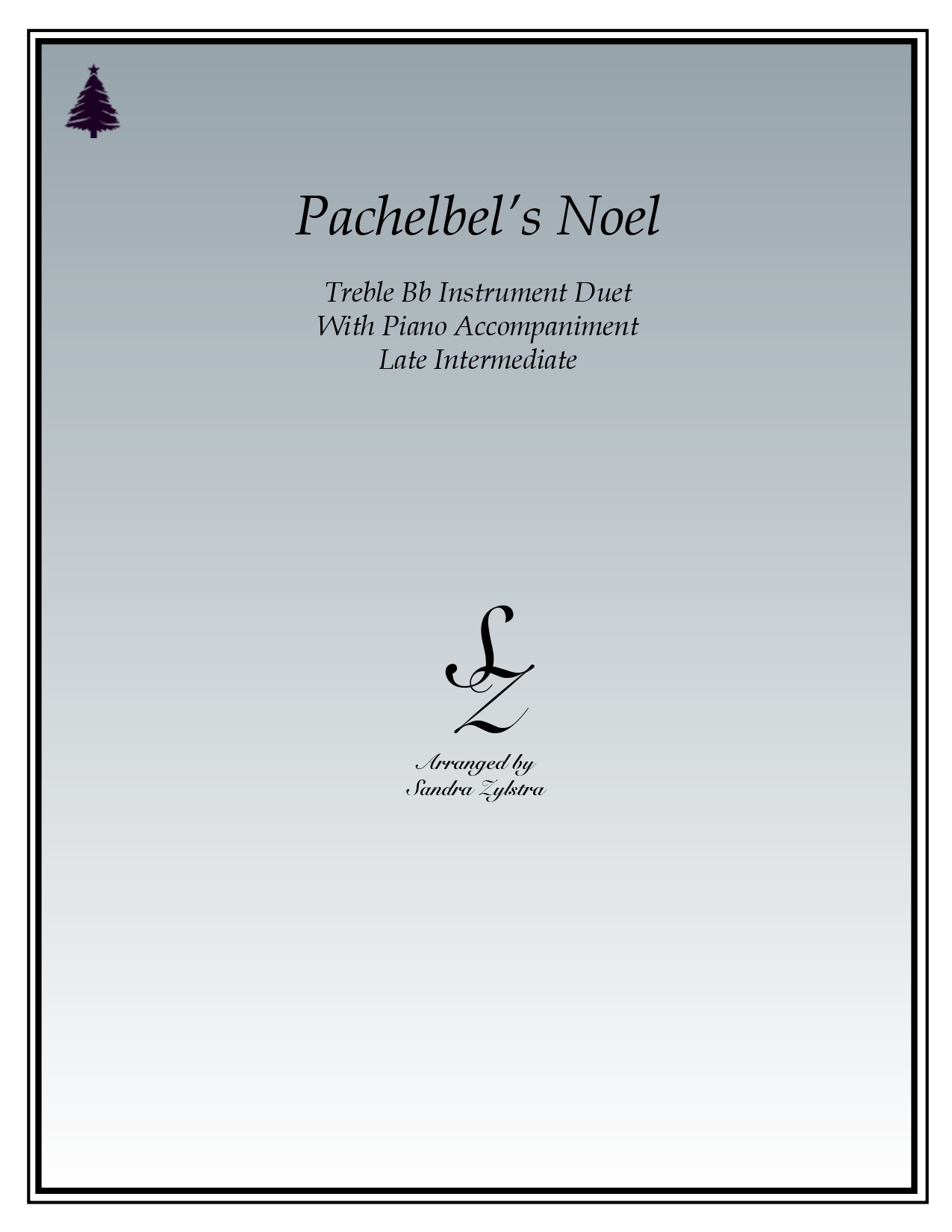 Pachelbels Noel Bb instrument duet parts cover page 00011