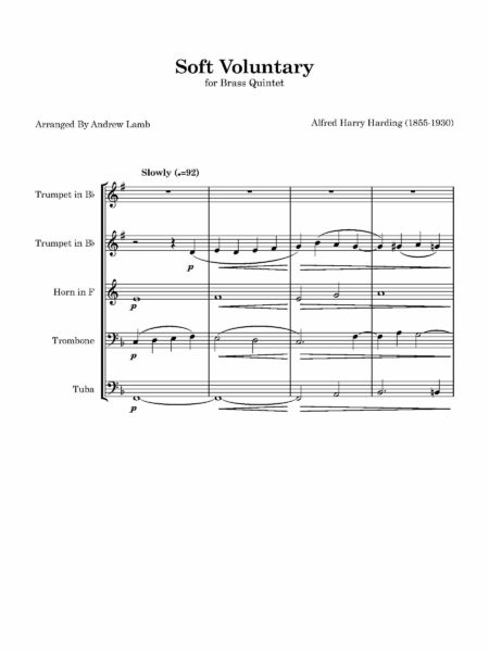 Brass Quintet Harding Soft Voluntary Page 02