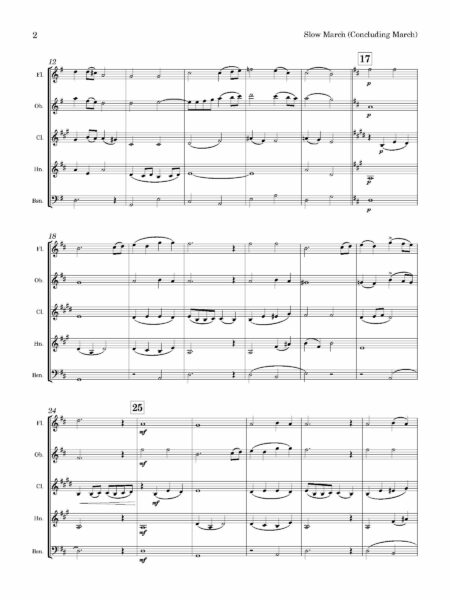 Wind Quintet Cunningham Slow March Page 03
