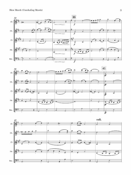 Wind Quintet Cunningham Slow March Page 04